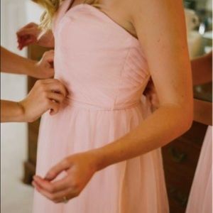 Bari Jay Blush Tulle En-1500 Bridesmaid Dress